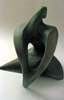 Nude, 51x42x31cm, coloured beech, 1995