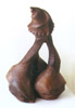 Crustacean, 56x35x35, walnut, 1996