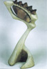 Growing up, 135x50x45cm, oak and walnut, 1997